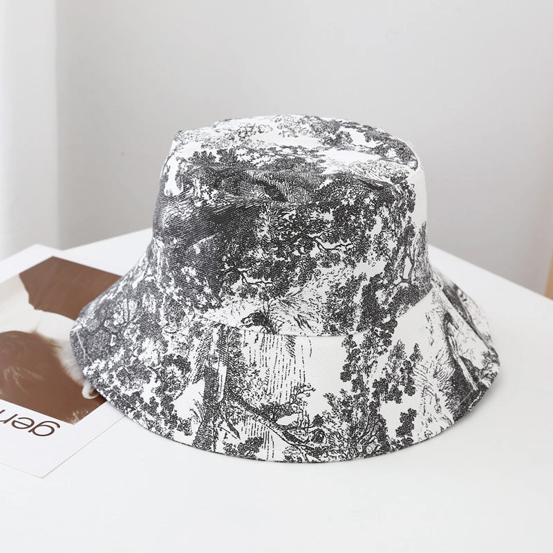 Wholesale Cotton Ink Tie-dye Pattern Bucket Hat