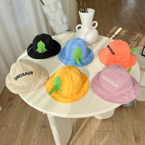 Wholesale Cotton Kids Cartoon Bucket Hat