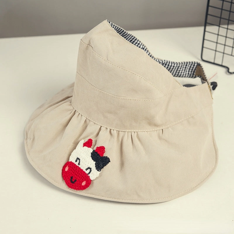 Wholesale Cotton Kids Cartoon Empty Bucket Hat