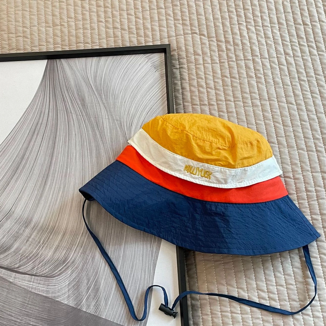 Wholesale Cotton Kids Colorblock Bucket Hat