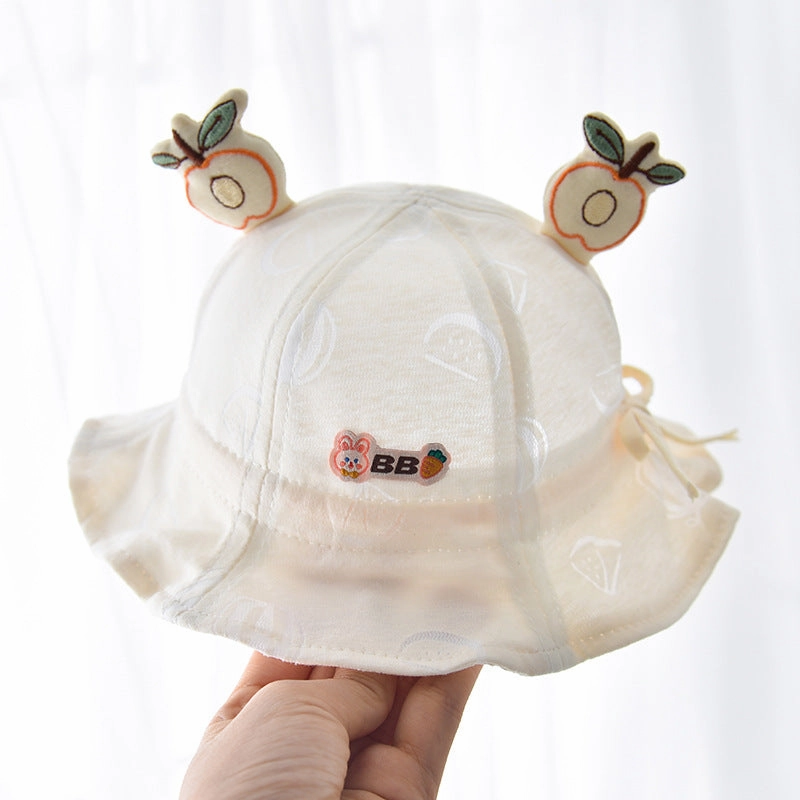 Wholesale Cotton Kids Summer Thin Mesh Bucket Hat