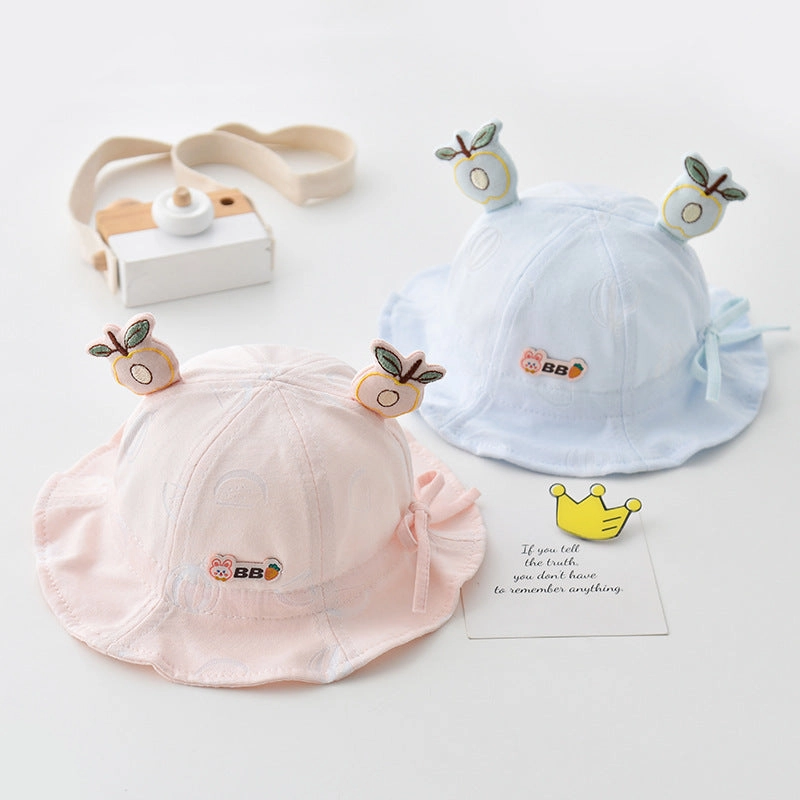 Wholesale Cotton Kids Summer Thin Mesh Bucket Hat