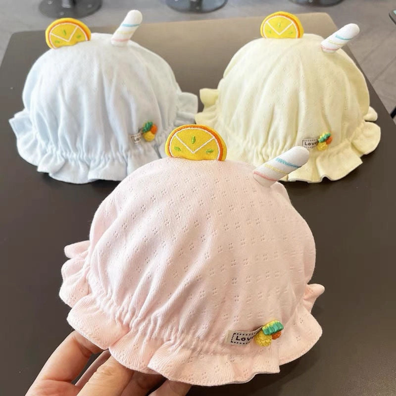 Wholesale Cotton Kids Summer Thin Mesh Bucket Hat
