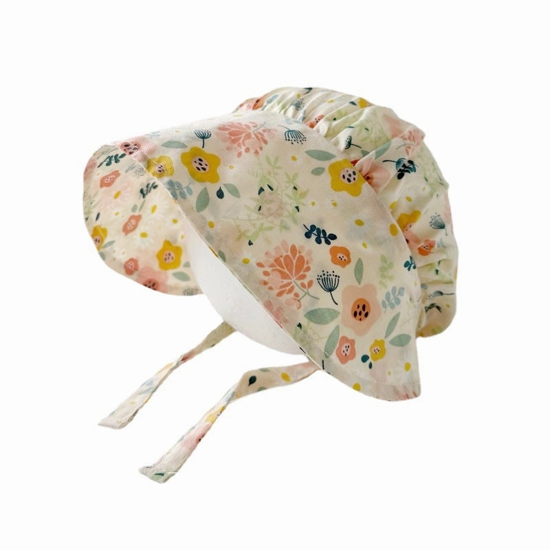 Wholesale Cotton Kids Tie-up Bucket Hat