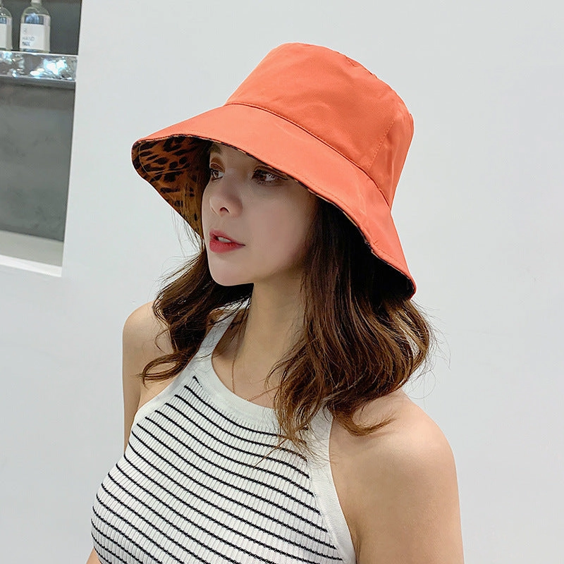 Wholesale Cotton Leopard Bucket Hat