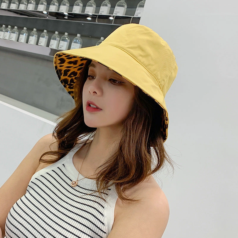 Wholesale Cotton Leopard Bucket Hat