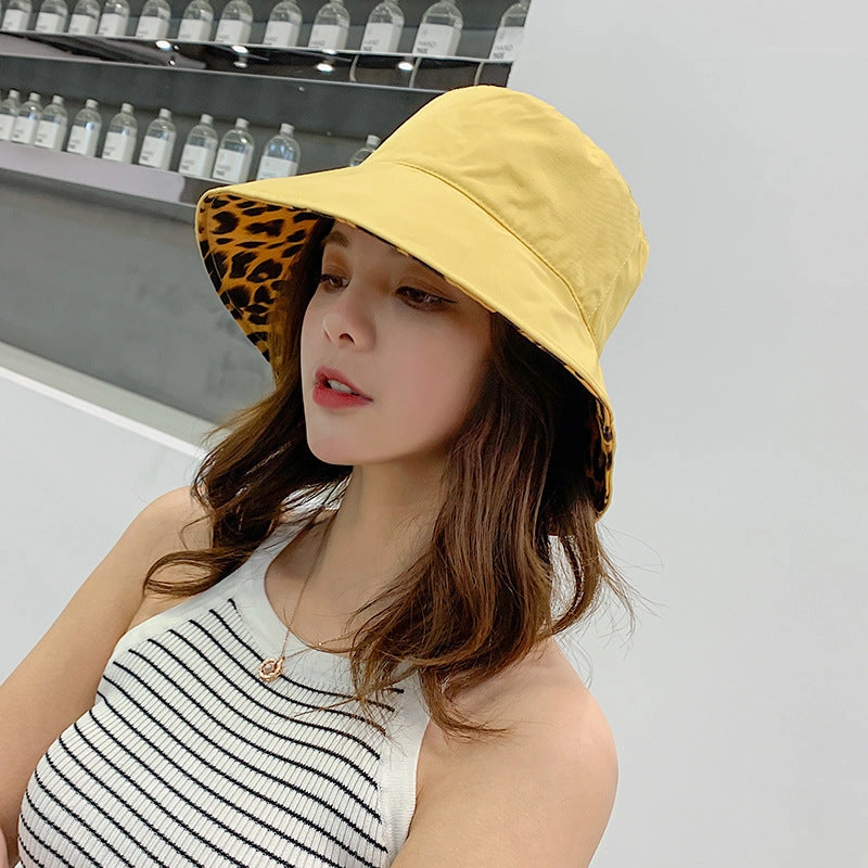 Wholesale Cotton Leopard Bucket Hat