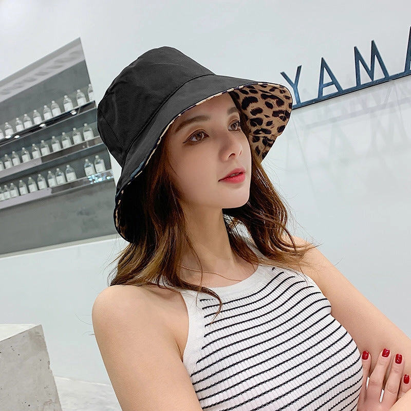 Wholesale Cotton Leopard Bucket Hat