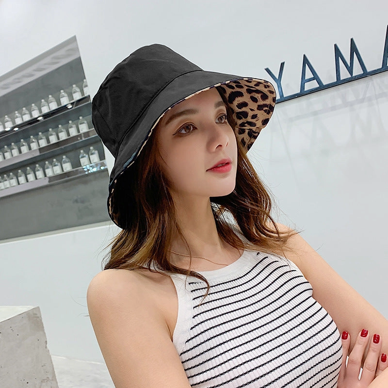 Wholesale Cotton Leopard Bucket Hat