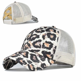 Wholesale Cotton Leopard Print Baseball Cap