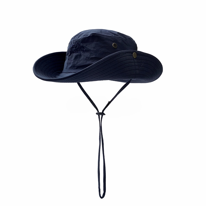 Wholesale Cotton Letters Embroidery Sunshade Bucket Hat