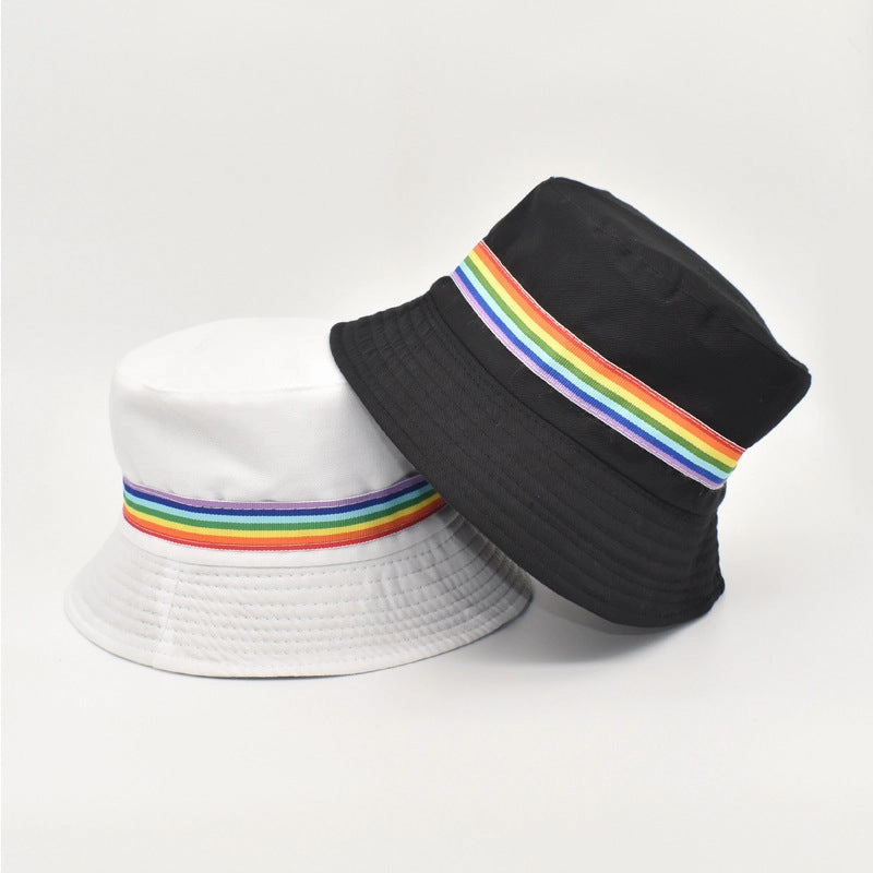 Wholesale Cotton LGBT Rainbow Bucket Hat