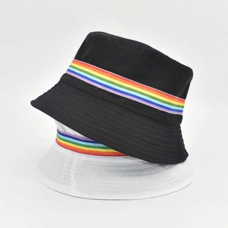 Wholesale Cotton LGBT Rainbow Bucket Hat