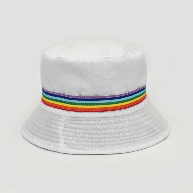 Wholesale Cotton LGBT Rainbow Bucket Hat