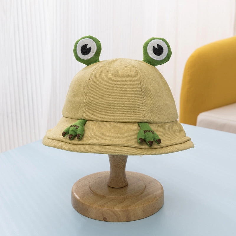 Wholesale Cotton Little Frog Kids Bucket Hat
