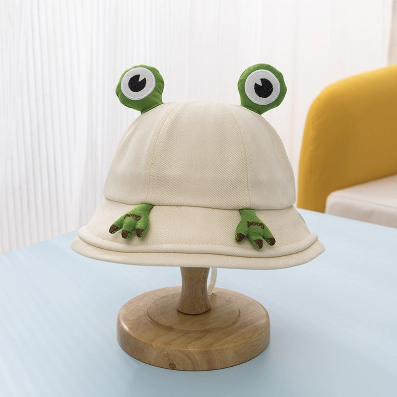 Wholesale Cotton Little Frog Kids Bucket Hat