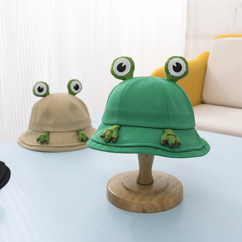Wholesale Cotton Little Frog Kids Bucket Hat