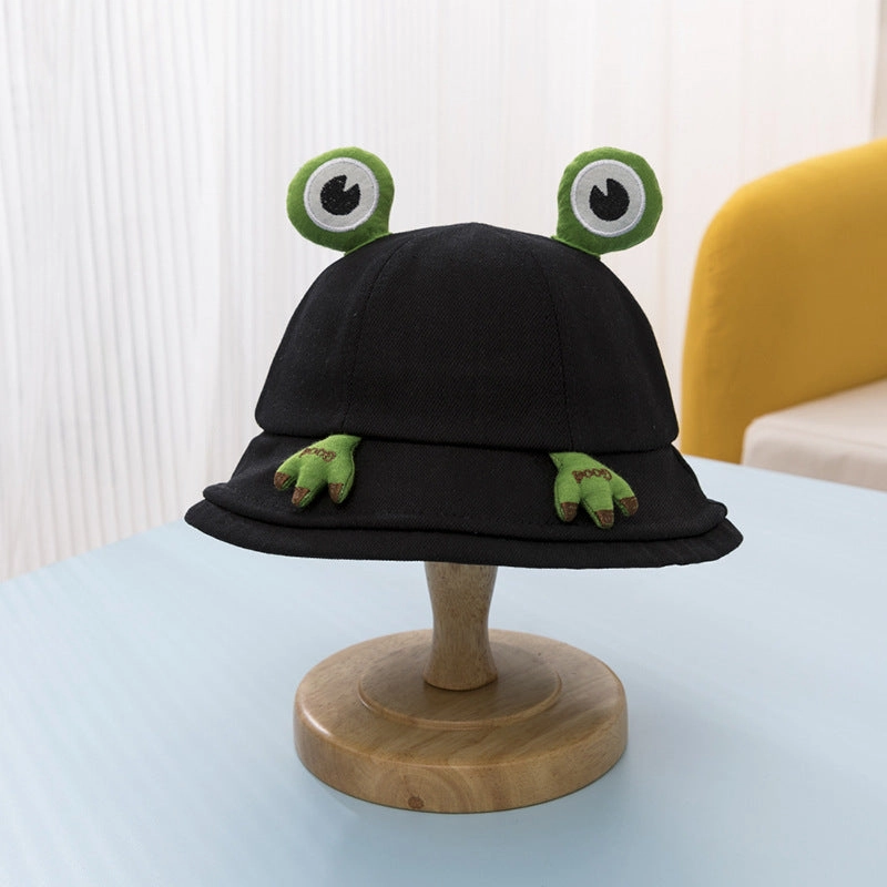 Wholesale Cotton Little Frog Kids Bucket Hat