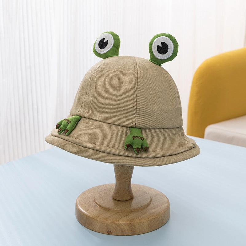 Wholesale Cotton Little Frog Kids Bucket Hat