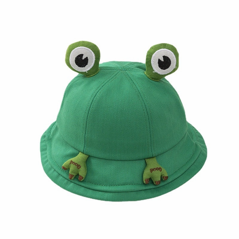 Wholesale Cotton Little Frog Kids Bucket Hat