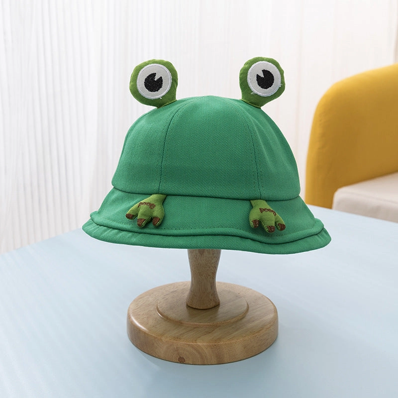 Wholesale Cotton Little Frog Kids Bucket Hat