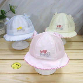 Wholesale Cotton Love Cartoon Baby Basket Hat
