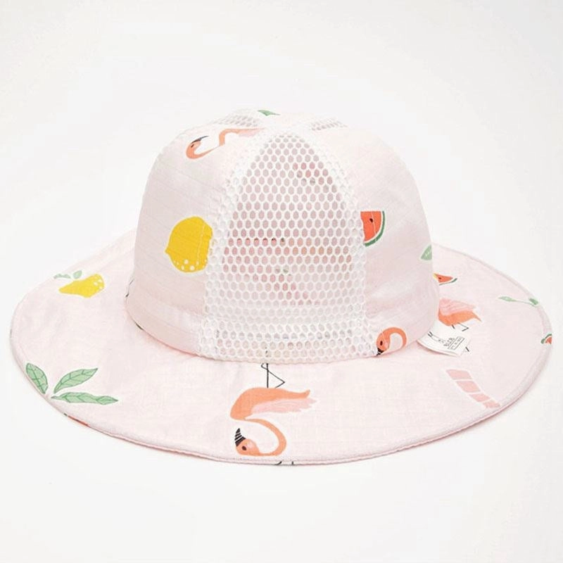 Wholesale Cotton Mesh Kids Bucket Hat