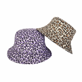 Wholesale Cotton New Leopard Print Fisherman Hat