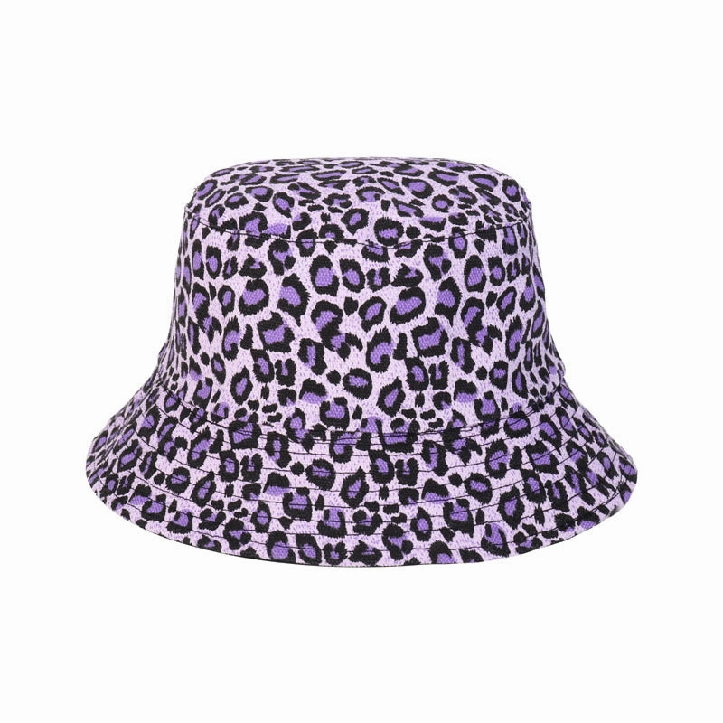 Wholesale Cotton New Leopard Print Fisherman Hat