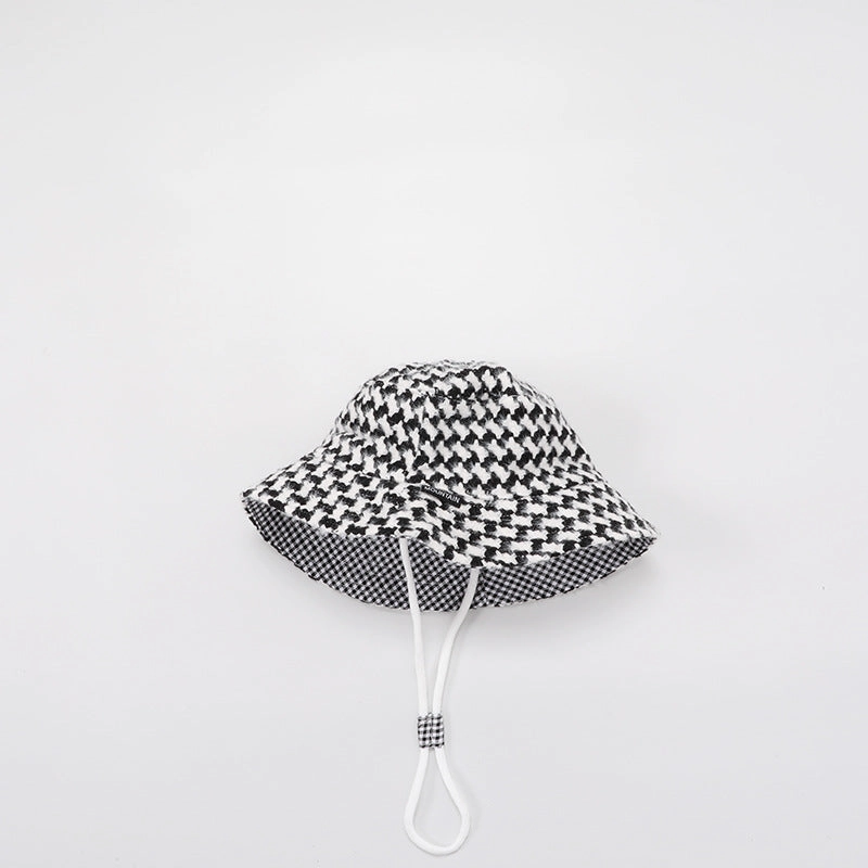 Wholesale Cotton Plaid Leopard Bucket Hat