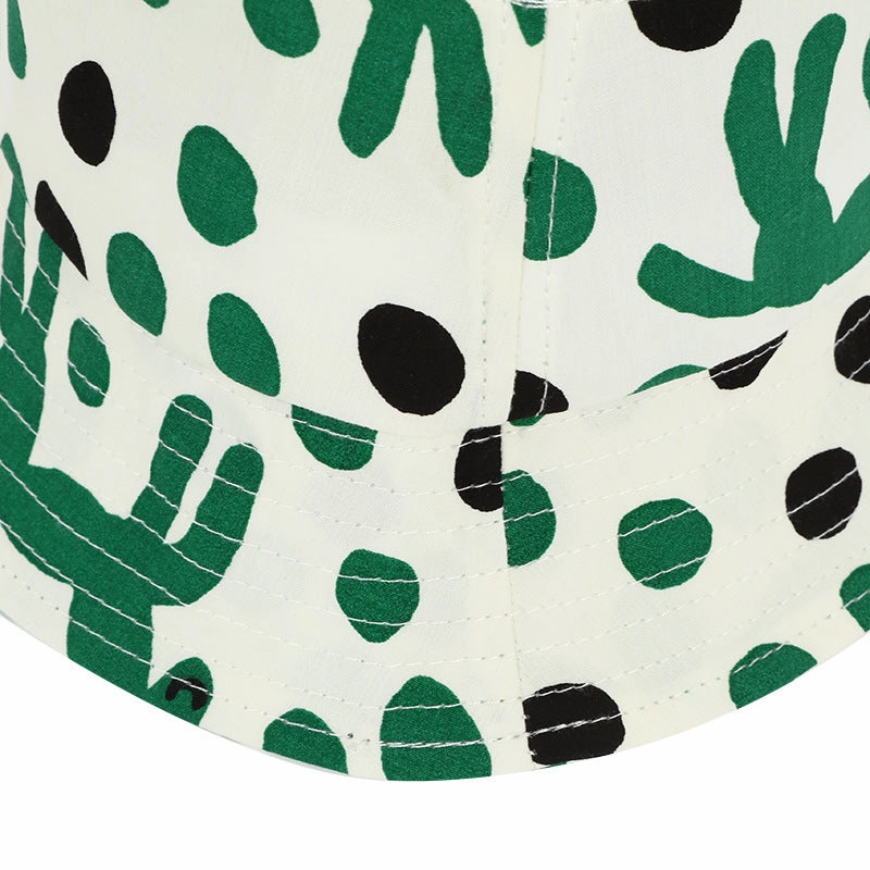 Wholesale Cotton Polka Dot Kids Fisherman Hat