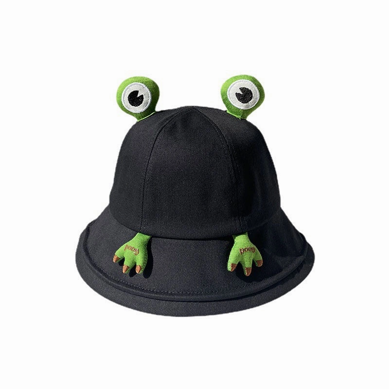 Wholesale Cotton Polyester Cartoon Frog Bucket Hat