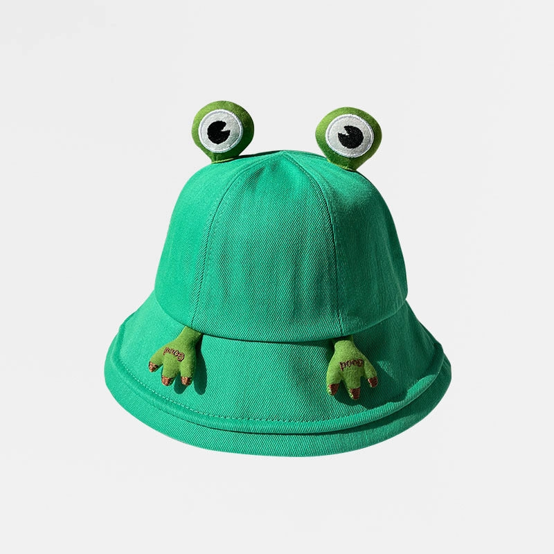 Wholesale Cotton Polyester Cartoon Frog Bucket Hat