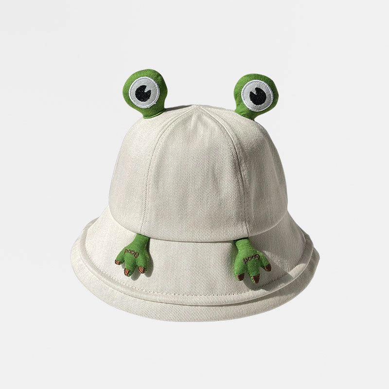 Wholesale Cotton Polyester Cartoon Frog Bucket Hat