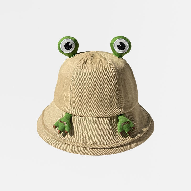 Wholesale Cotton Polyester Cartoon Frog Bucket Hat