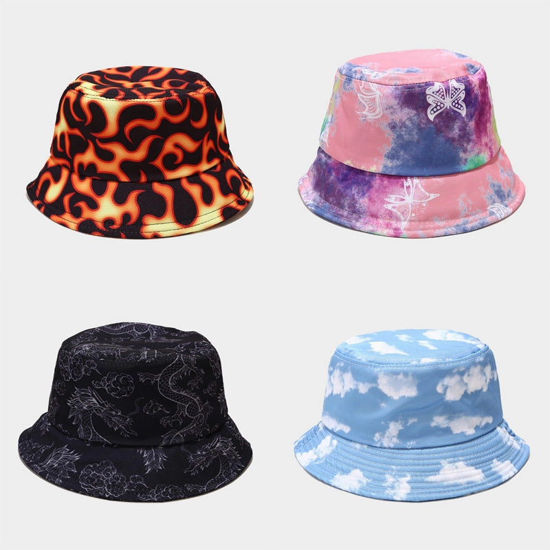 Wholesale Cotton Polyester Colorful Print Pattern Bucket Hat