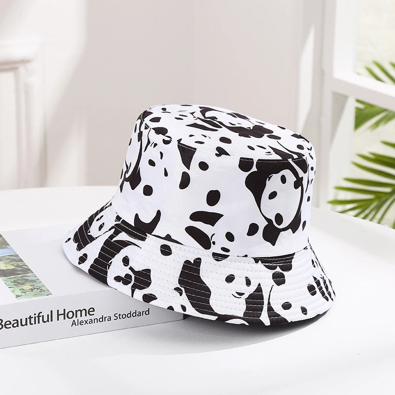 Wholesale Cotton Polyester Cow Panda Bucket Hat