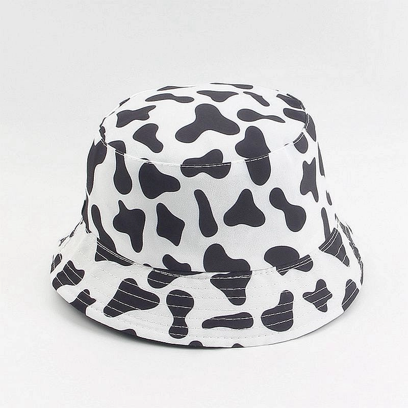 Wholesale Cotton Polyester Cow Pattern Printed Bucket Hat
