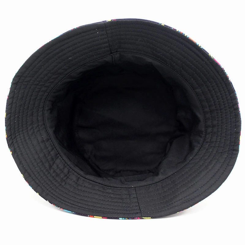 Wholesale Cotton Polyester Cute Colorful Mushroom Printing Fisherman Hat