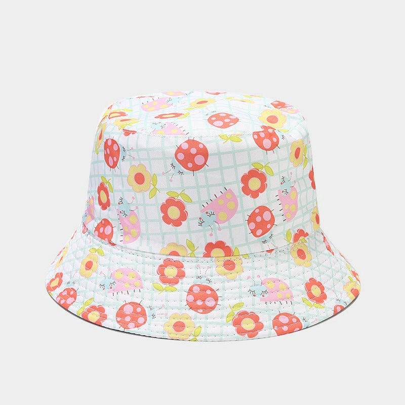 Wholesale Cotton Polyester Flower Pattern Fisherman Hat