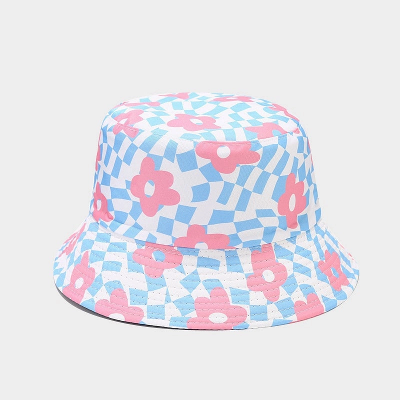Wholesale Cotton Polyester Flower Pattern Fisherman Hat