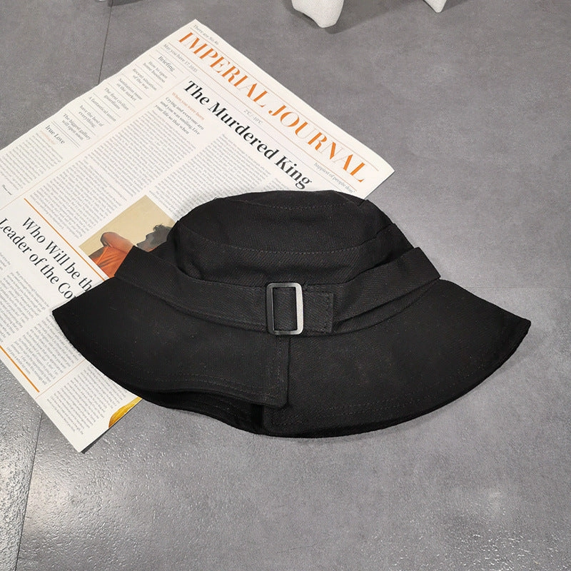 Wholesale Cotton Polyester Irregular Rectangular Buckle Fisherman Hat