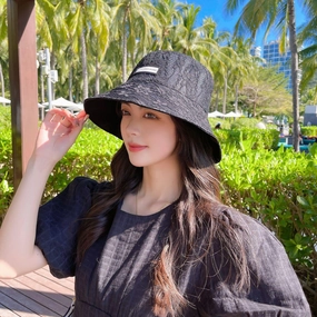 Wholesale Cotton Polyester Lace Double-sided Fisherman Hat Women