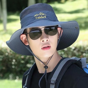 Wholesale Cotton Polyester Large Brim Denim Fisherman Hats