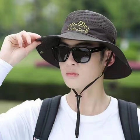 Wholesale Cotton Polyester Large Brim Denim Fisherman Hats