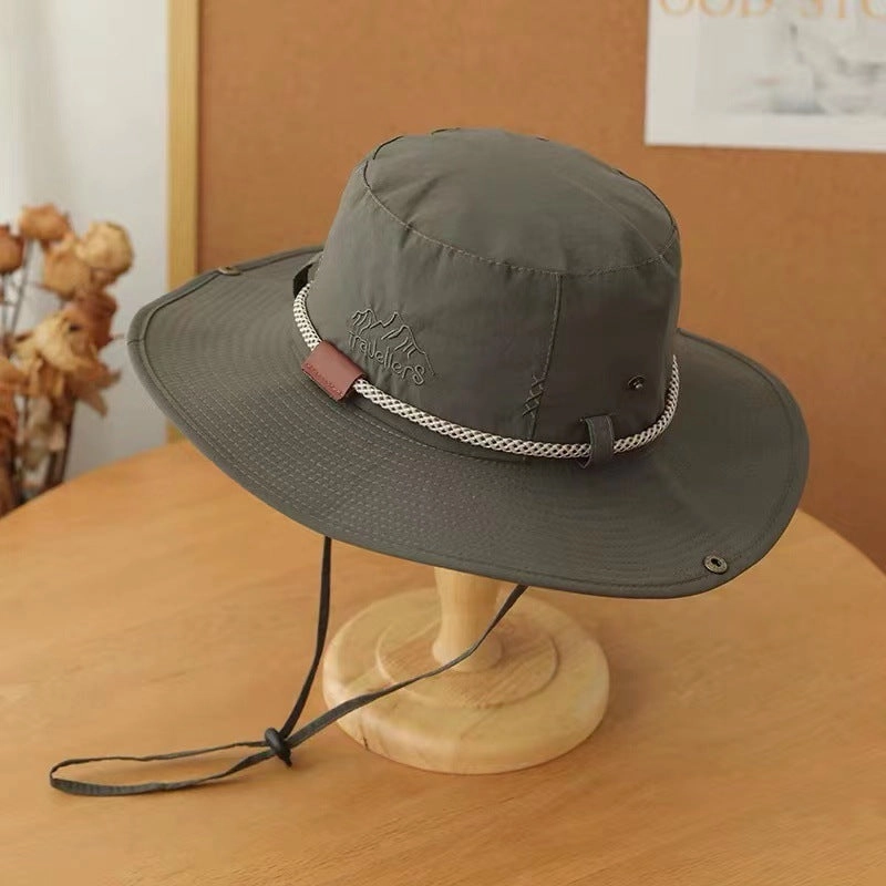 Wholesale Cotton Polyester Large Brim Sunscreen Fisherman Hats