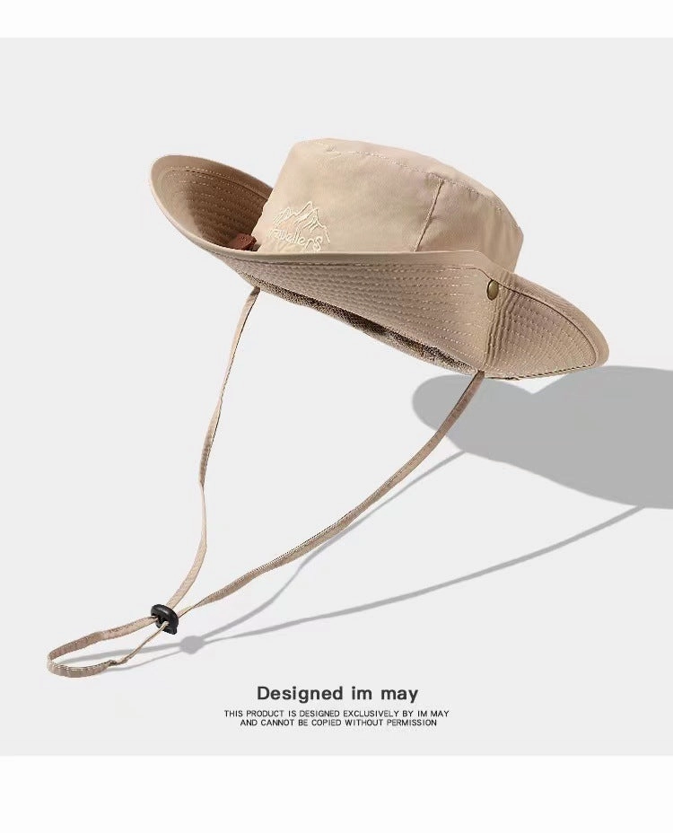 Wholesale Cotton Polyester Large Brim Sunscreen Fisherman Hats