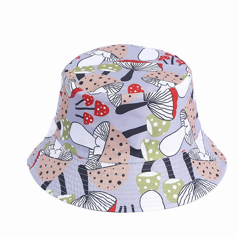 Wholesale Cotton Polyester Mushroom Pattern Bucket Hat