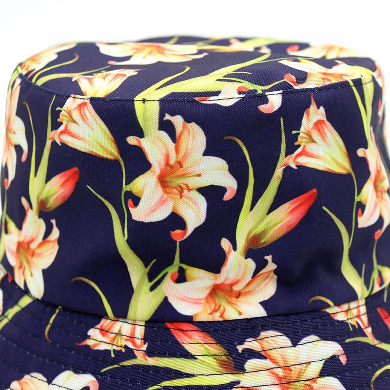 Wholesale Cotton Polyester Plant Printing Pattern Fisherman Hat