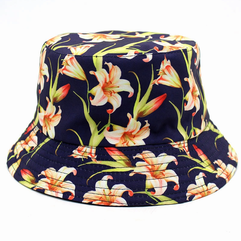 Wholesale Cotton Polyester Plant Printing Pattern Fisherman Hat
